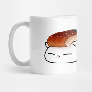 Chubby Cat Unagi Sushi Mug